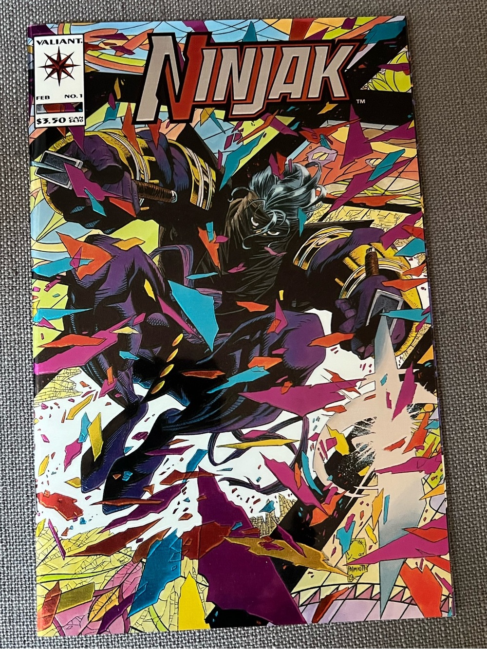 Ninjak Comic Book No. 1 February 1994